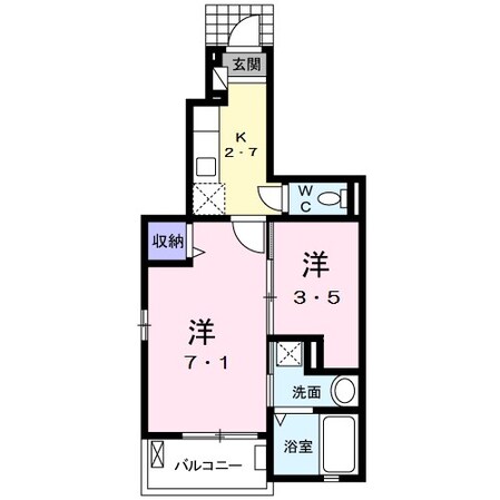 桜山駅 徒歩17分 1階の物件間取画像